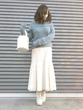 美月さん（レディース・151cm）の冬コーディネート