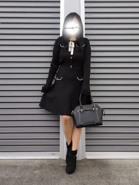 「アイテム（ワンピース/ドレス）」を使った、美月さん（レディース・151cm）の秋コーディネート