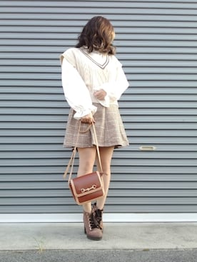 美月さん(レディース・151cm)の秋コーディネート