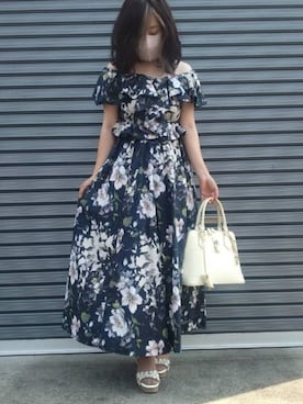 「WILLSELECTION（ウィルセレクション）のアイテム（シューズ）」を使った、美月さん（レディース・151cm）の夏コーディネート