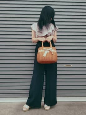 「WILLSELECTION（ウィルセレクション）のアイテム」を使った、美月さん（レディース・151cm）の春コーディネート