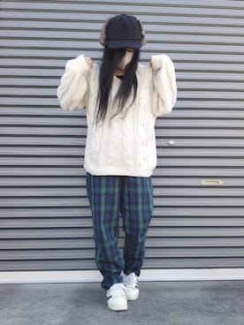 美月さん(レディース・151cm)の冬コーディネート