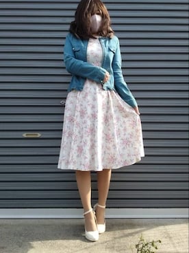 美月さん(レディース・151cm)の春コーディネート