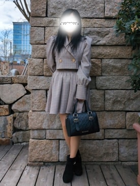 美月さん（レディース・151cm）の春コーディネート