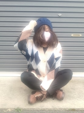 美月さん（レディース・151cm）の冬コーディネート