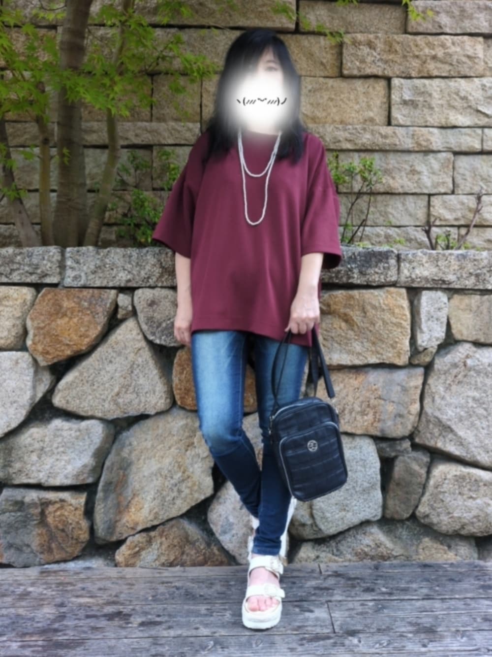 ハイドレープ トロミポンチ オーバーサイズTシャツを使った人気