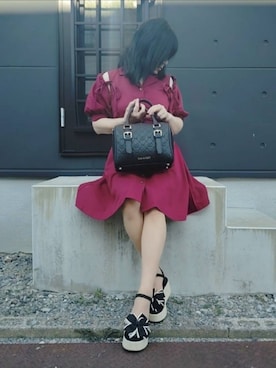 「OLIVE des OLIVE（オリーブデオリーブ）のアイテム」を使った、美月さん（レディース・151cm）の夏コーディネート