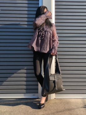 美月さん（レディース・151cm）の春コーディネート