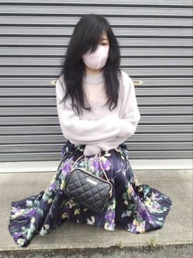「LODISPOTTO（ロディスポット）のアイテム」を使った、美月さん（レディース・151cm）の春コーディネート