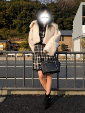 「dazzlin（ダズリン）のアイテム」を使った、美月さん（レディース・151cm）の冬コーディネート