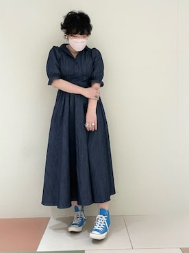 「デニムっていいよね」｜maicoさん（レディース・156cm）の春コーディネート
