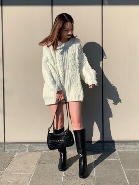 Meguさん（レディース・160cm）の冬コーディネート