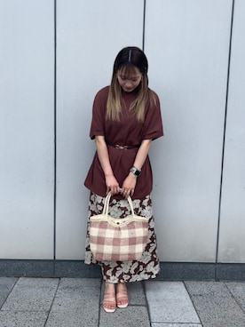 Meguさん（レディース・160cm）の夏コーディネート