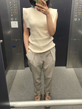 「CLANE（クラネ）のアイテム（ニット/セーター）」を使った、△さん（レディース・161cm）の冬コーディネート