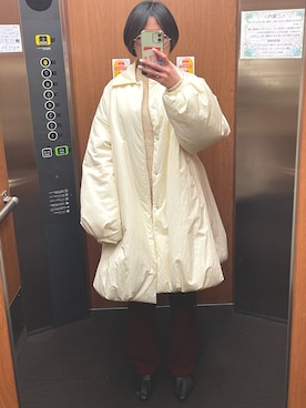 「CLANE（クラネ）のアイテム（ニット/セーター）」を使った、△さん（レディース・161cm）の冬コーディネート