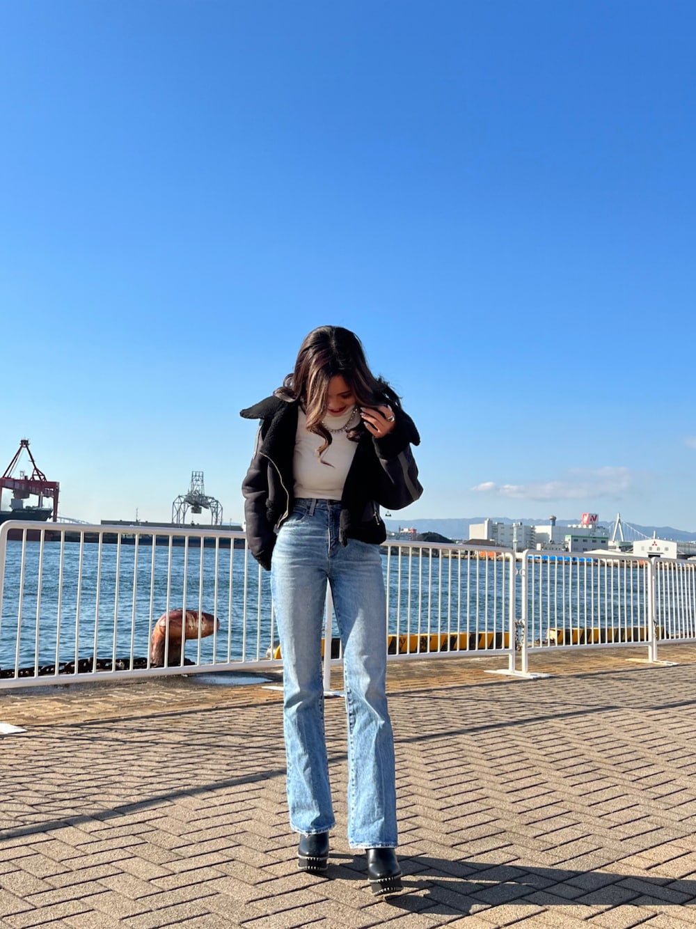 ami｜JUEMIのムートンコートを使ったコーディネート - WEAR 