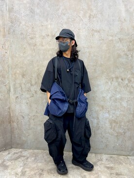 「Octo gambolのアイテム（ジャケット/アウター）」を使った、Tom Chanさん（メンズ・165cm）の秋コーディネート