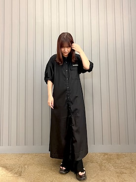 Runa Nagayaさん（レディース・156cm）の夏コーディネート