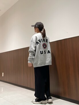 Runa Nagayaさん（レディース・156cm）の秋コーディネート