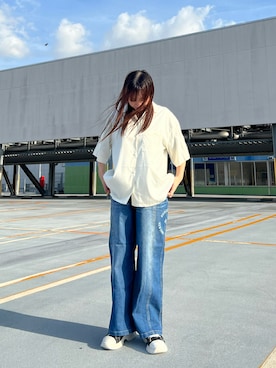 「テンセル」｜Runa Nagayaさん（レディース・156cm）の春コーディネート