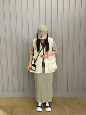 Runa Nagayaさん（レディース・156cm）の春コーディネート