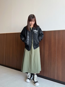 Runa Nagayaさん(レディース・156cm)の夏コーディネート