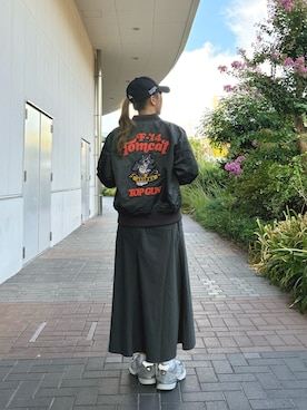 「TOPGUN」｜Runa Nagayaさん（レディース・156cm）の秋コーディネート