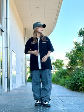 Runa Nagayaさん（レディース・156cm）の夏コーディネート