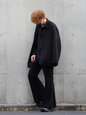 「JUNRED（ジュンレッド）のアイテム（ノーカラージャケット）」を使った、ずーさん（メンズ・168cm）の秋コーディネート