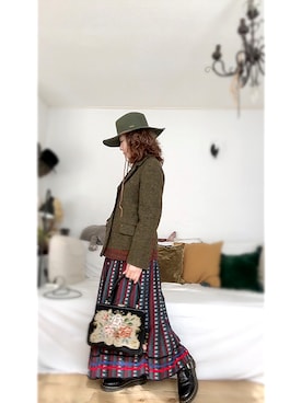 「フォークロア」｜「アイテム（ジャケット/アウター）」を使った、iroas31さん（レディース・153cm）の冬コーディネート
