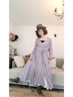 「アイテム（バレエシューズ、グリーン系）」を使った、iroas31さん（レディース・153cm）の夏コーディネート