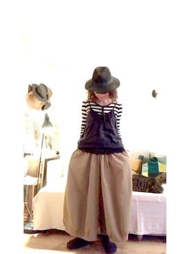 「conges payes ADIEU TRISTESSE（コンジェ ペイエ アデュートリステス）のアイテム」を使った、iroas31さん（レディース・153cm）の秋コーディネート
