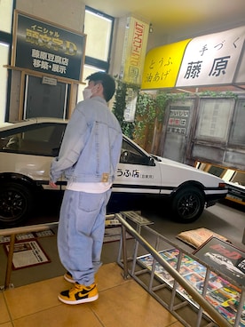 「Jordan」｜「アイテム（デニムジャケット）」を使った、mさん（メンズ・170cm）の春コーディネート