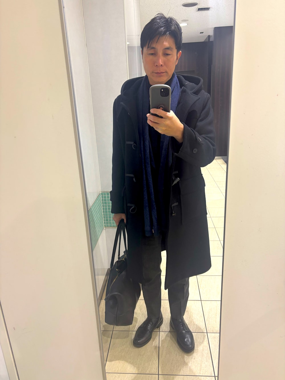 Mackintoshのダッフルコートを使ったメンズ人気ファッション
