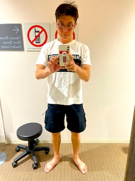 「BOOTLEGBOOTH（ブートレグブース）のアイテム」を使った、ろみひーさん（メンズ・175cm）の夏コーディネート