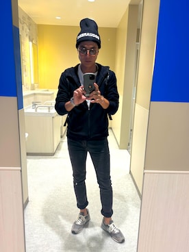 「アイテム（アナログ腕時計）」を使った、ろみひーさん（メンズ・175cm）の秋コーディネート