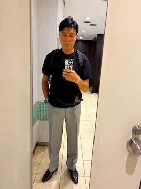 「Santoni（サントーニ）のアイテム」を使った、ろみひーさん（メンズ・175cm）の夏コーディネート