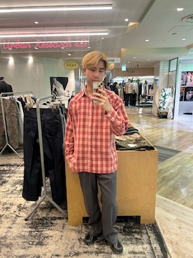 「Wrangler（ラングラー）のアイテム」を使った、Taiheiさん（メンズ・174cm）の春コーディネート