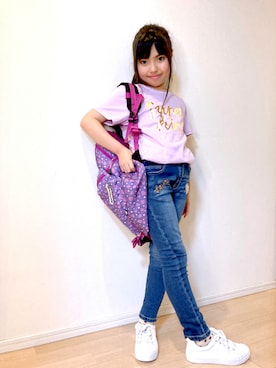 「L.COPECK（エルコペック）のアイテム」を使った、Kaoさん（キッズ・127cm）の夏コーディネート