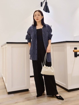 座間　オデット エ オディール スタッフさん（レディース・157cm）の秋コーディネート