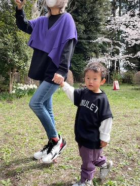 「BIG FIELD（ビッグフィールド）のアイテム」を使った、ぽんさん（レディース・167cm）の春コーディネート