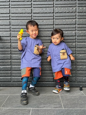 ぽんさん（キッズ・100cm）の秋コーディネート