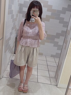 𝐬𝐮m̆̈𝐞𝐫𝐞  𓏲𓎨さん（レディース・158cm）の夏コーディネート