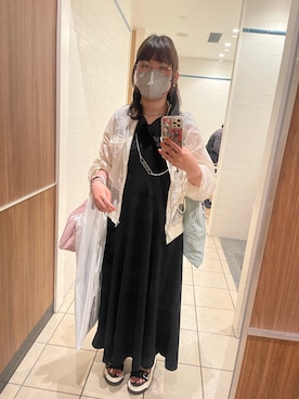 「classicalelf（クラシカルエルフ）のアイテム（ブルゾン）」を使った、𝐬𝐮m̆̈𝐞𝐫𝐞  𓏲𓎨さん（レディース・163cm）の春コーディネート