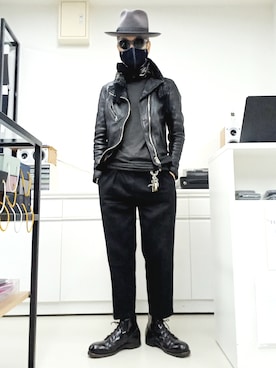 「LYNCHのアイテム」を使った、2440046さん（メンズ・172cm）の春コーディネート