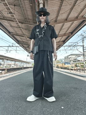 「Engineered Garments（エンジニアードガーメンツ）のアイテム」を使った、2440046さん（メンズ・172cm）の夏コーディネート