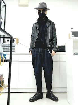 「LYNCHのアイテム」を使った、2440046さん（メンズ・172cm）の春コーディネート