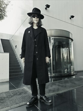 「アイテム（ウォレットチェーン、ブラック系）」を使った、2440046さん（メンズ・172cm）の秋コーディネート