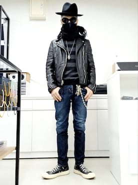 「PF-FLYERS（ピーエフフライヤーズ）のアイテム」を使った、2440046さん（メンズ・172cm）の春コーディネート