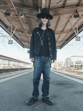 「HERMES（エルメス）のアイテム」を使った、2440046さん（メンズ・172cm）の秋コーディネート